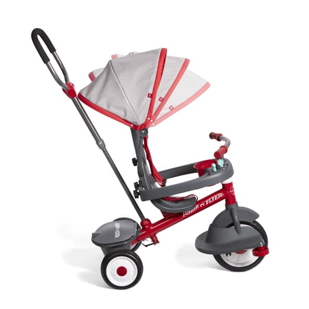 RADIO FLYER 4-IN-1 ACTIVITY STROLL ‘N TRIKE WITH INTERACTIVE TRAY, KIDS 1 TO 5 YEARS