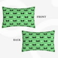 thumbnail image 2 of Fuzoiu alien cartoons Print Fuzzy Pillowcases, Super Soft Pillow Case Cover with Zipper for Bedroom, Sofa, Couch,Cozy Pillow Shams for All Seasons-14"x20", 2 of 6