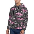 thumbnail image 3 of Naloa Lovely Mom Ever Men's Casual Hooded Collar Drawstring Hoodies Pullover Sweatshirts Casual Long Sleeve Shirts-XX-Large, 3 of 7