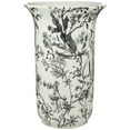 thumbnail image 2 of Dahlia Studios Prentiss 14" High Black and White Ceramic Ginger Jar Decorative Vase, 2 of 8