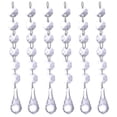 thumbnail image 2 of 12 Uds colgante decorativo de Navidad colgante de cristal de gota romántica decoración del hogar Hugtrwg  Para estrenar, 2 of 6