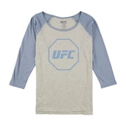 UFC Womens Octagon Logo Graphic T-Shirt, Blue, XX-Large