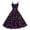 Purple, variant on Fgvctg Halloween Womens Wedding Guest Dress Formal Casual Sleeveless Cocktail Dresses Oversized Dinner 1950s Tea Dress Pumpkin Ghost Witch Print Outfits Halloween Crewneck Clothing Purple 2XL
