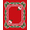 Red, Pattern 4, variant on ODIKA 6'x9' Machine Washable Non-Slip Area Rug, Jolly Bearded Elf Entry with Cane Stripe Accents High Traffic Rug, Red, 638533