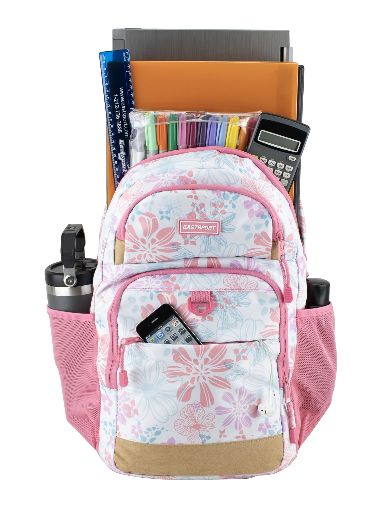 Eastsport Unisex 19" Aero Core Backpack, Spring Floral