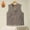 #043-Khaki, variant on Women's Stand Collar Sleeveless Vest - Lightweight Quilted Waistcoat with Seamless Sealing Design - Casual Short Jacket for Spring/Fall Layering Outerwear