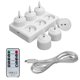 thumbnail image 1 of 6 Velas de Té Sin Llama con Base de Carga y Control Remoto, Velas LED para Halloween y Aniversario., 1 of 5