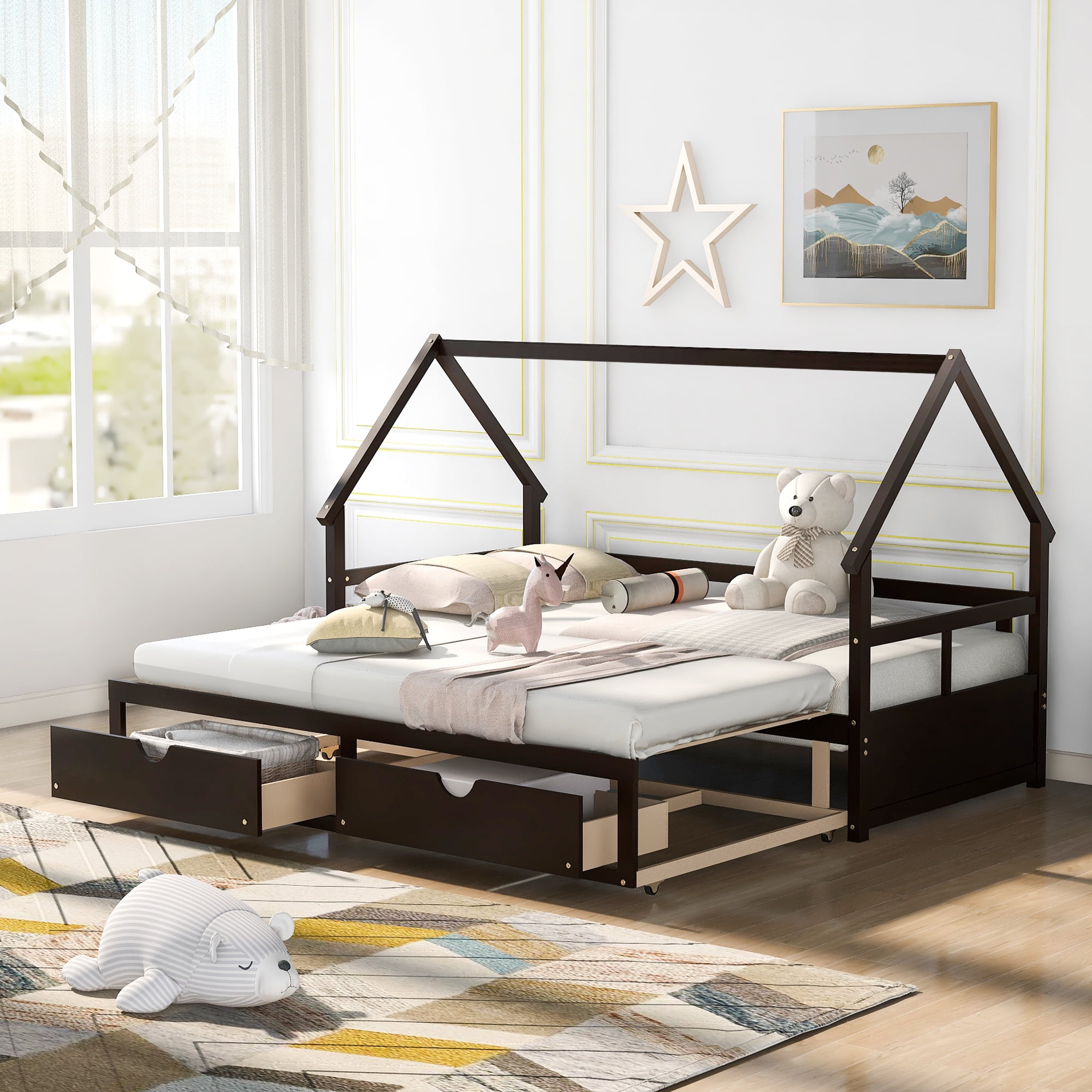 Details about   Copper Metal Daybed Frame Twin Size Bed Kids Bedroom Furniture Guest Dorm Home 