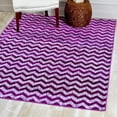 thumbnail image 4 of Luxe Weavers Chevron Purple 5x7 Area Rug, Stain Resistant Moroccan Geometric Carpet, 4 of 5