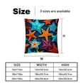 thumbnail image 5 of Starfish Covers Set of 2 with Unique Patterns for Bed, Chair Pillow Covers, Decorative Pillows - Available in 16x16, 18x18, 20x20 Inchesfor Various Occasions, 5 of 6