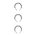 thumbnail image 2 of Guardurnaity Pinza para el cabello Banda doble Aro para el cabello antideslizante Capas múltiples Diseño hueco Diadema Accesorio para la cabeza Type1 NO1, 2 of 6