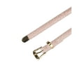 thumbnail image 2 of Cinturones de cuero grabados para mujeres Inspire Chic, cinturón con hebilla de aleación, rosa claro, 104 cm/41'', 2 of 4