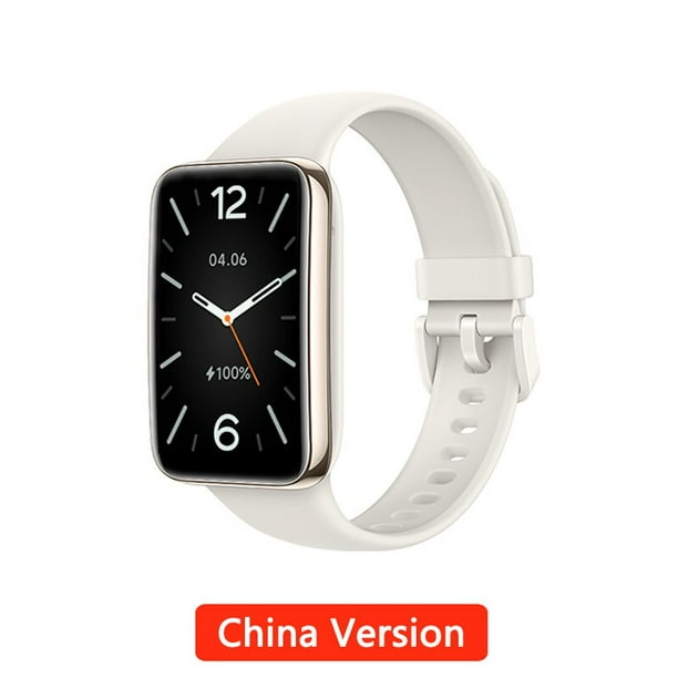 Nuevo Xiaomi Mi Band 7 Pro con GPS Pulsera inteligente Pantalla AMOLED Oxigeno en sangre Fitness Traker Impermeable Xiaomi Smart Band 7 Pro Tan