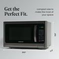 thumbnail image 4 of Farberware Black 1.2 Cu. ft. 1100-Watt Microwave Oven with Grill, Black Stainless Steel, FMO12AHTBSG, 4 of 7