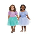 thumbnail image 7 of Disney Princess Toddler Girls Ariel Cosplay Tutu Dress with Puff Sleeves, Sizes 12M-5T, 7 of 7
