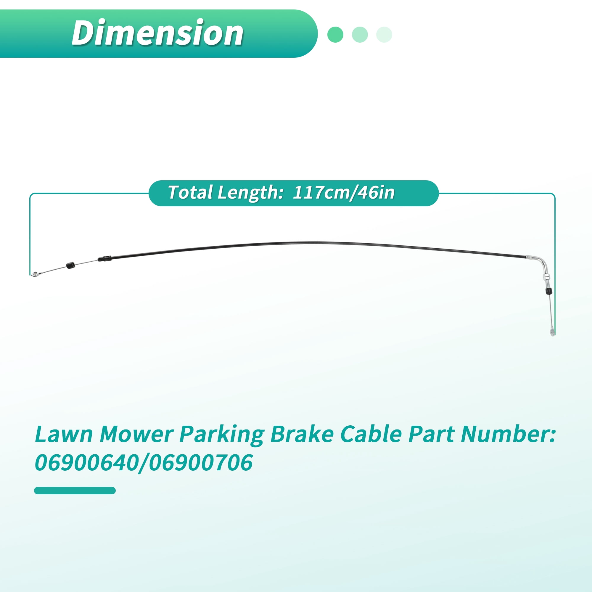 Unique Bargains Parking Brake Cable for Gravely ZT HD and for Ariens Lawn Mowers