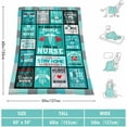 thumbnail image 4 of Nurse Gifts for Women for Nurses Appreciation Gifts, Rn Gifts for Nurses, Nurse Blanket 60"X50", Nurse Graduation Gift, Nurses Week Gifts for Nurses Female, 4 of 5