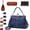 Blue, variant on 2026 New Elegant Waterproof Women’s Leather Kiss-Lock Tote Handbag, Vintage British Style for Daily Use