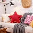 thumbnail image 4 of Onechionede Star Pillow - Decorative Throw Pillows Floor Cushion Accent Pillow for Sofa Bed Couch Bedroom Red, 4 of 7