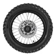 thumbnail image 1 of 14 Inch Rear Wheel Rim Tyre Assembly, Anti Aging 90/100-14 190mm Brake Rotor Rear Wheel Rim Tire Replacement High Toughness  for Motorcycle, 1 of 7