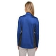 thumbnail image 2 of Harriton M786W Protection Anti-Accroc pour Dames IL Colorblock Quart-Zip - Vrai ROYAL/ Noir - TP, 2 of 2