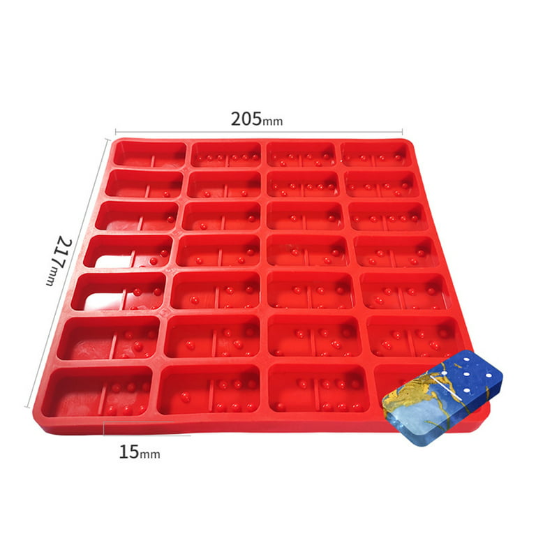 Professional Domino Molds for Resin Casting Jumbo Silicone Dominoes Mold 28