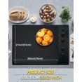 thumbnail image 2 of Yempum Silicone Stove Top Cover, 30x21 Inch Extra Large Black Glass Cooktop Protector Silicone Stove Mat Induction Cooktop Mat, Heat Resistant Glass Stove Top Protector for Electric Stove Countertop, 2 of 7