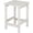 White, variant on LiteHaven Outdoor Adirondack Square Side Table, Pool Composite Patio Table,HDPE End Tables for Backyard,Pool (White)