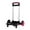Rose Red, variant on Backpack Trolley Hand Truck Rolling Cart Aluminum Alloy Adjustable Lightweight Design for School Travel Kids