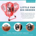 thumbnail image 4 of O2COOL 4" USB Personal Desk Fan – Portable Mini Table Cooling Fan - Plugs into Computer - Adjustable 360° Tilt, Quiet,, 4 of 5