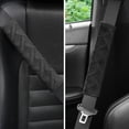 thumbnail image 2 of Funda para cinturón de seguridad de coche JUSTTOP Universal, paquete de 2, color negro, 2 of 6