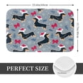 thumbnail image 2 of Non Slip Door Mat, Christmas Hat Dachshund Fast Drying Bath Tub Mats, Absorbent Bathroom Rugs Entrance Welcome Mat, Bath MatS for Tub, Floor, Home, Kitchen, Hotel,16x24in, 2 of 7