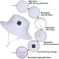 thumbnail image 2 of Gorro solar infantil de 55 cubos, cara sonriente, UPF 50+, 0-6 meses, 2 of 5