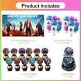 thumbnail image 6 of Guardians of the Galaxy Party Decorations Set Kit Latex Balloons Birthday Decor Cake Topper Banner Backdrop Fans, 6 of 6