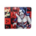 thumbnail image 1 of Monedero monedero de piel con doble pliegue Harleys Quinns Anime, 1 of 1