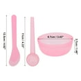 thumbnail image 4 of Unique Bargains 1 Set Lightweight Facial Mask Mixing Tool Kit 4.92" Length Clear Rose Red, 4 of 5