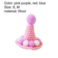 thumbnail image 6 of Pet Birthday Hat, Knitted Woolen Yarn Dog Cat Headband Headwear Cap for Party Photo Taking 1PC, 6 of 8
