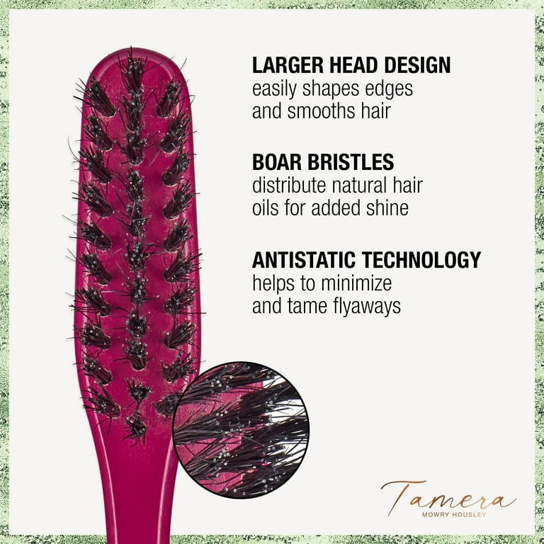 Conair Curl Definition Hair Brush Pink, Curved Cushion, Removable