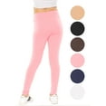thumbnail image 3 of Stretch Is Comfort Girls Cotton High Waisted Leggings | Child Size 4-14, 3 of 5