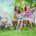 thumbnail image 6 of 600D Oxford Camping Chair Portable Foldable Chair Supports 220 lbs for Picnic, Fishing, Backpacking Sunflowers and Highland Cow, 6 of 8