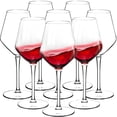 thumbnail image 1 of Juego de 8 copas de vino de plástico Crayline de 444 ml, tritan, sin BPA, 1 of 6