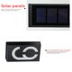 thumbnail image 2 of Número De Casa Solar Luz De Señal Visible Montado En La Pared Número De Puerta De Jardín Decoración Números Arábigos Flotantes Con Interruptor De Palanca A Prueba De Agua Panel Solar Para Casa matsuzay HA027017-09, 2 of 7
