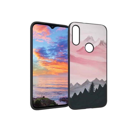 Compatible with Moto E 2020 Phone Case, Mountains-13 Case Men Women, Flexible Silicone Shockproof Case for Moto E 2020