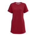 thumbnail image 7 of Bxsruta Womens T Shirt Dress Short Sleeve Casual Loose Shift Dresses with Pockets, 7 of 7
