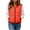 Orange, variant on Sheghy Winter Vests for Women Mid Length Hooded Diamond Quilted Casual Puffer Vest