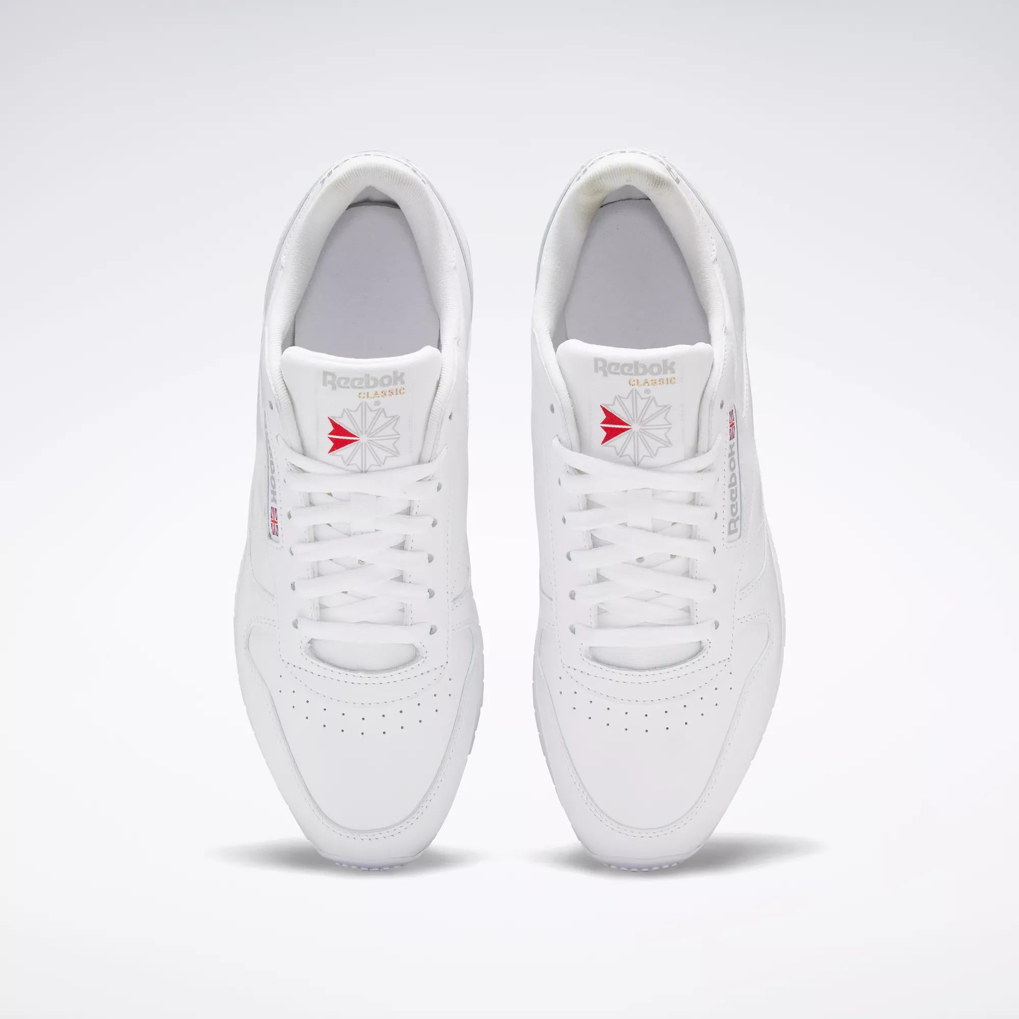 Reebok Classic Leather White/Pure Grey 1 Men display picture 1