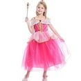 thumbnail image 4 of KAWELL Sleeping Beauty Princess Party Costume Dress Halloween Cosplay, 4 of 6