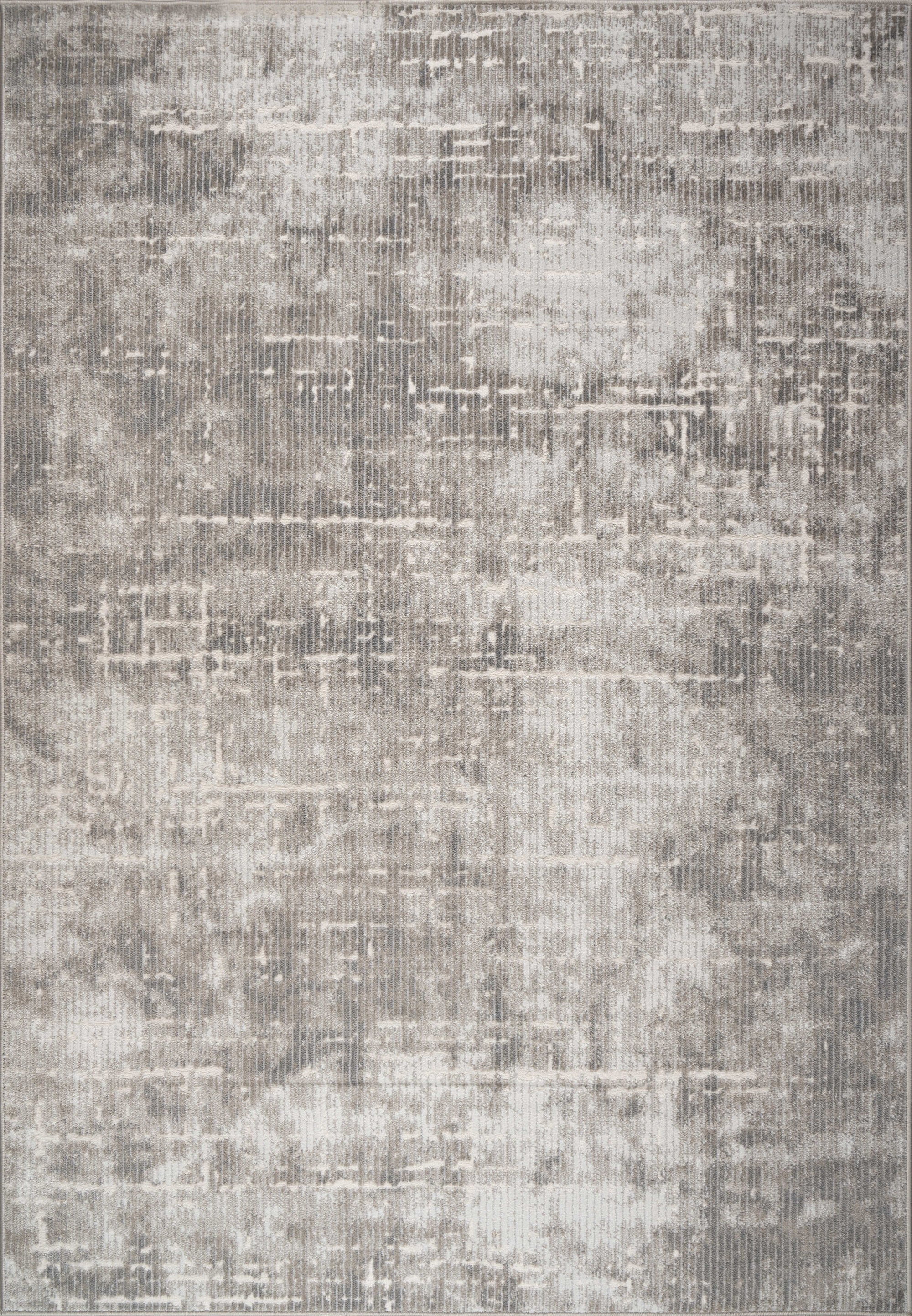 Large Area Textured Rug LaDole Rugs Grey Ivory Textured Modern Rustic Area Rug | Large Carpet ...