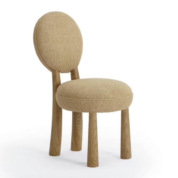 Sulley Honey Tan Basketweave Dining Chair