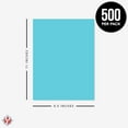 thumbnail image 6 of Bright Color Paper Regular 24lb - 1 Ream of 500 Papers Per Pack (8.5 x 11, Lunar Blue), 6 of 6